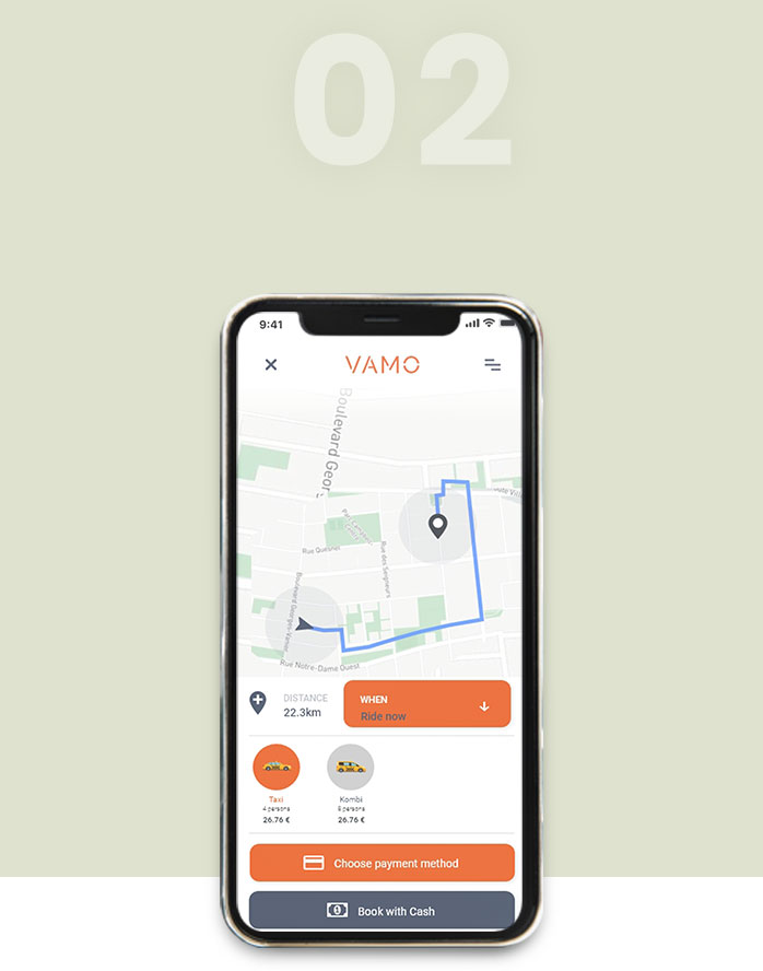 Rainer taxi App Registrierung